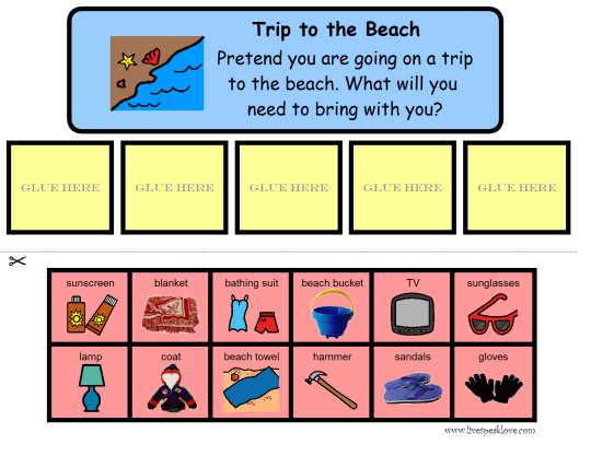 Trip to the Beach Packing List with Pictures